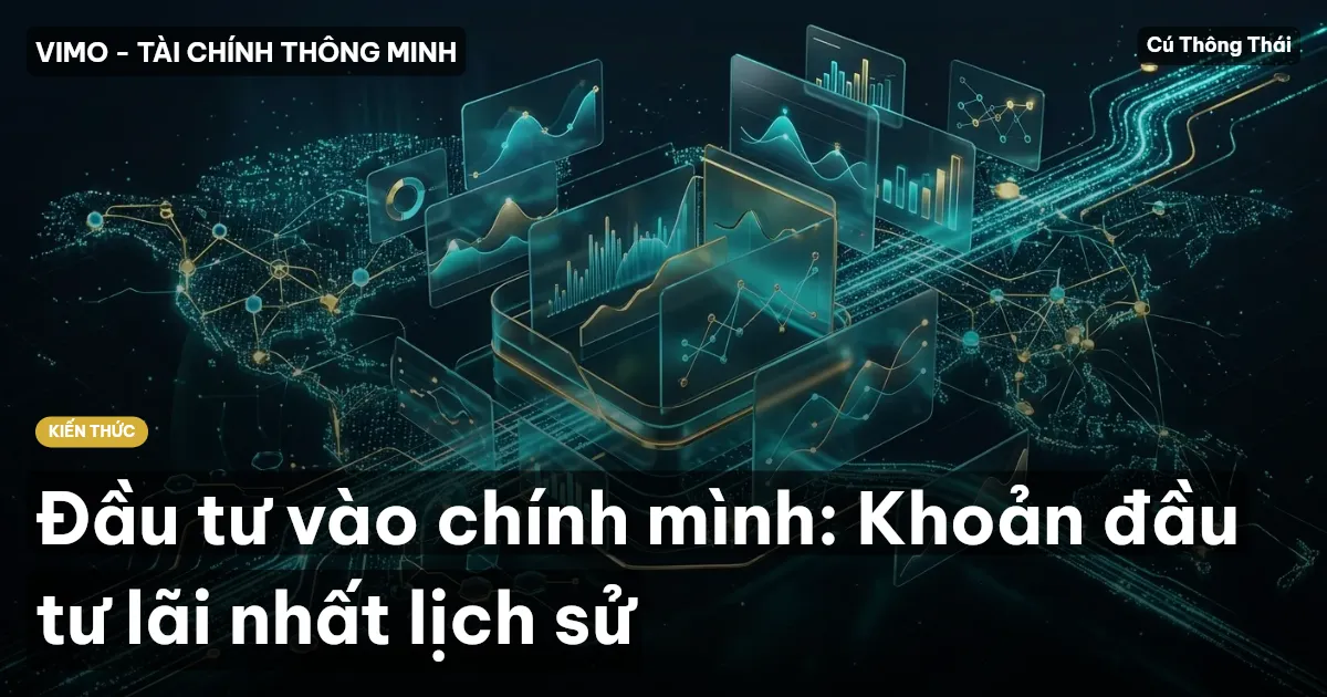 Đầu tư vào chính mình: Khoản đầu tư lãi nhất lịch sử