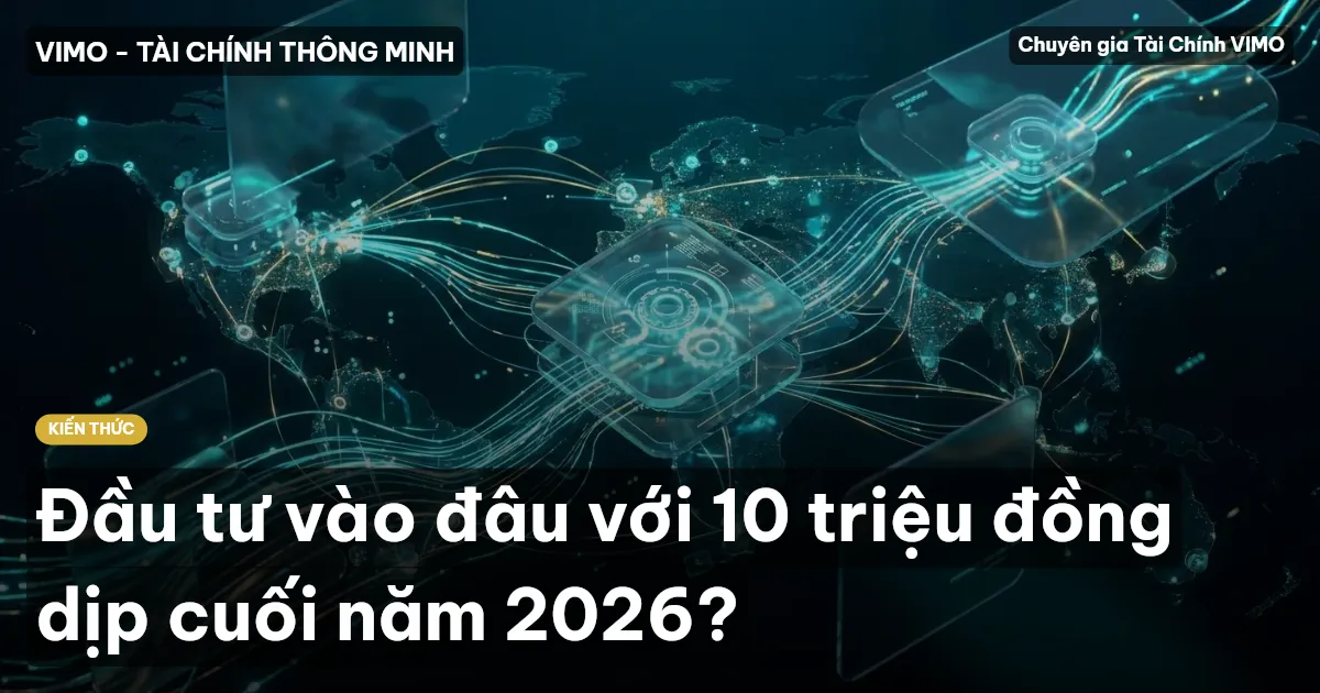 Đầu tư vào đâu với 10 triệu đồng dịp cuối năm 2026?