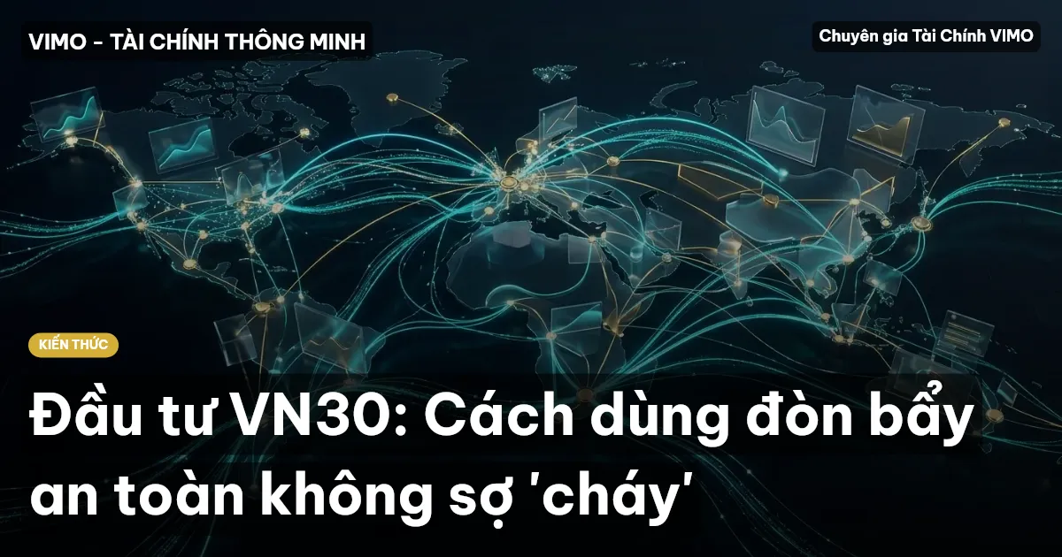 Đầu tư VN30: Cách dùng đòn bẩy an toàn không sợ 'cháy'