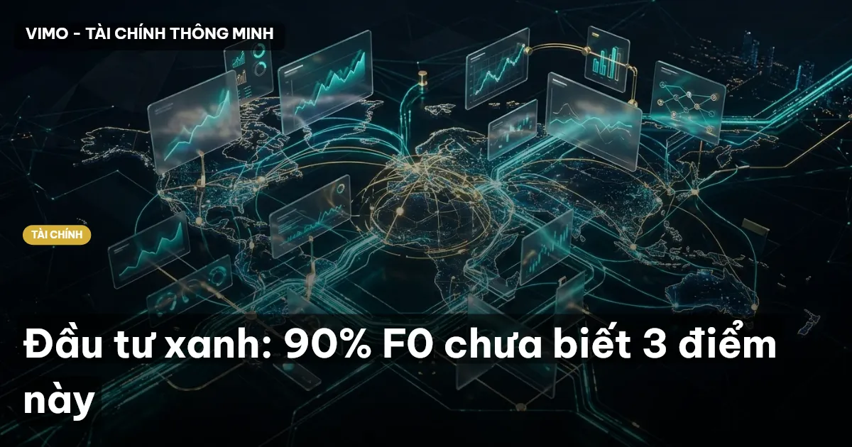 Đầu tư xanh: 90% F0 chưa biết 3 điểm này