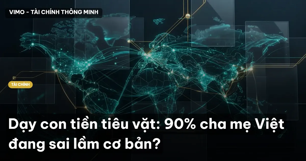 Dạy con tiền tiêu vặt: 90% cha mẹ Việt đang sai lầm cơ bản?