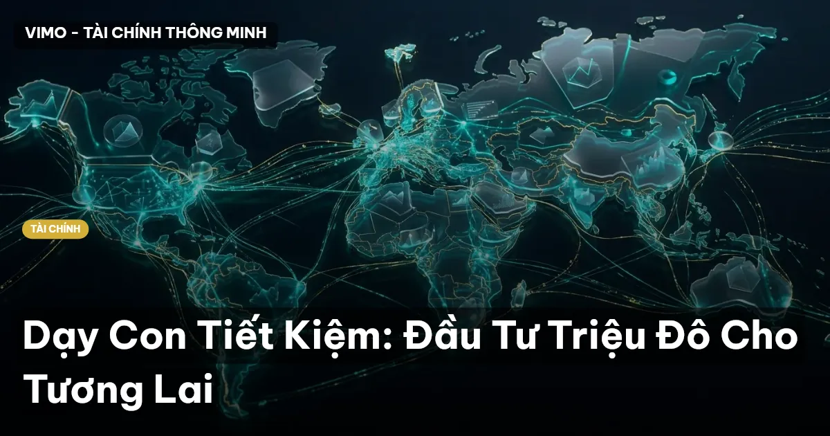 dạy con tiết kiệm tiền