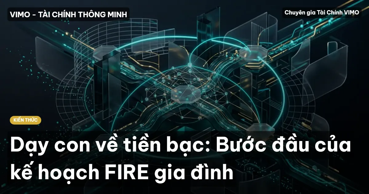 Dạy con về tiền bạc: Bước đầu của kế hoạch FIRE gia đình