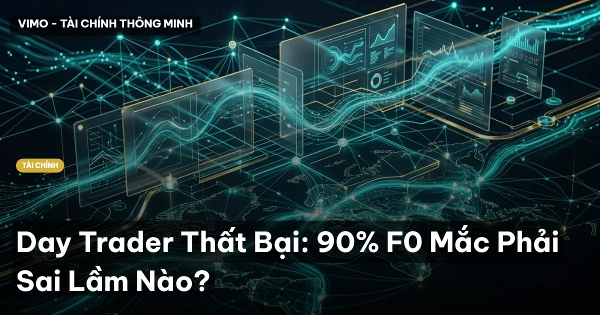 Day Trader Thất Bại: 90% F0 Mắc Phải Sai Lầm Nào?