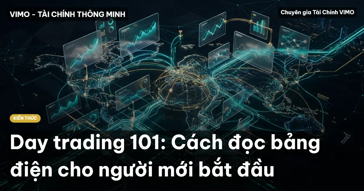Day trading 101: Cách đọc bảng điện cho người mới bắt đầu