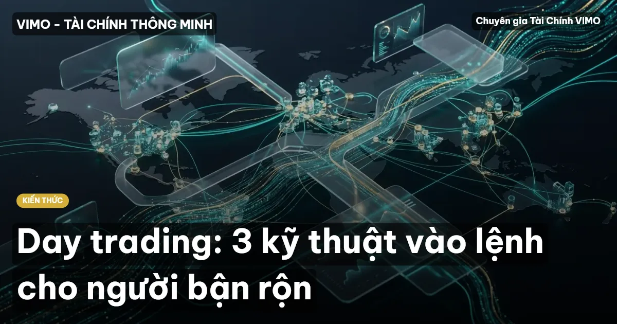 Day trading: 3 kỹ thuật vào lệnh cho người bận rộn