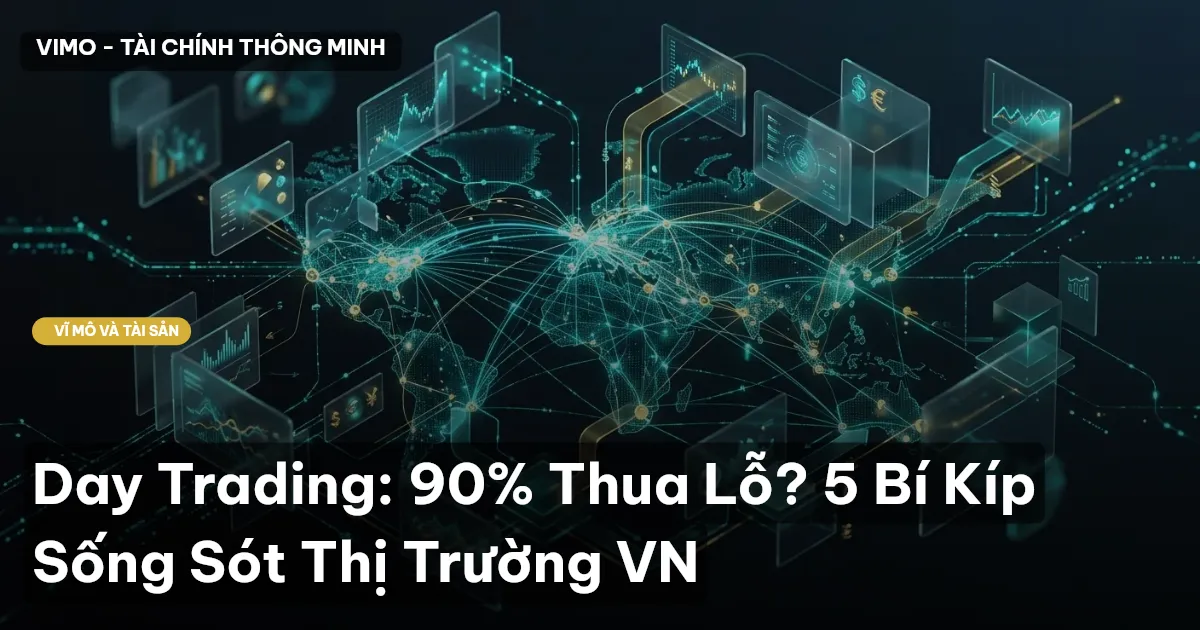 Day Trading: 90% Thua Lỗ? 5 Bí Kíp Sống Sót Thị Trường VN