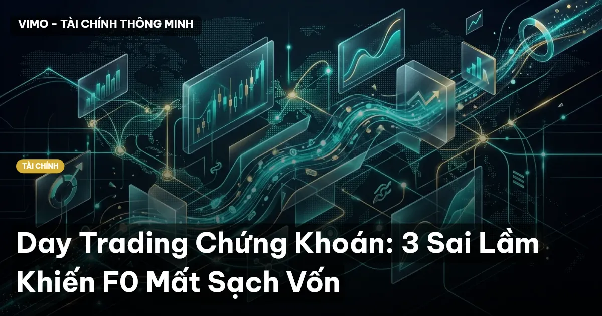 Day Trading Chứng Khoán: 3 Sai Lầm Khiến F0 Mất Sạch Vốn