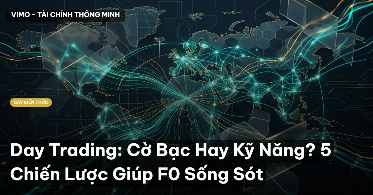 Day Trading: Cờ Bạc Hay Kỹ Năng? 5 Chiến Lược Giúp F0 Sống Sót