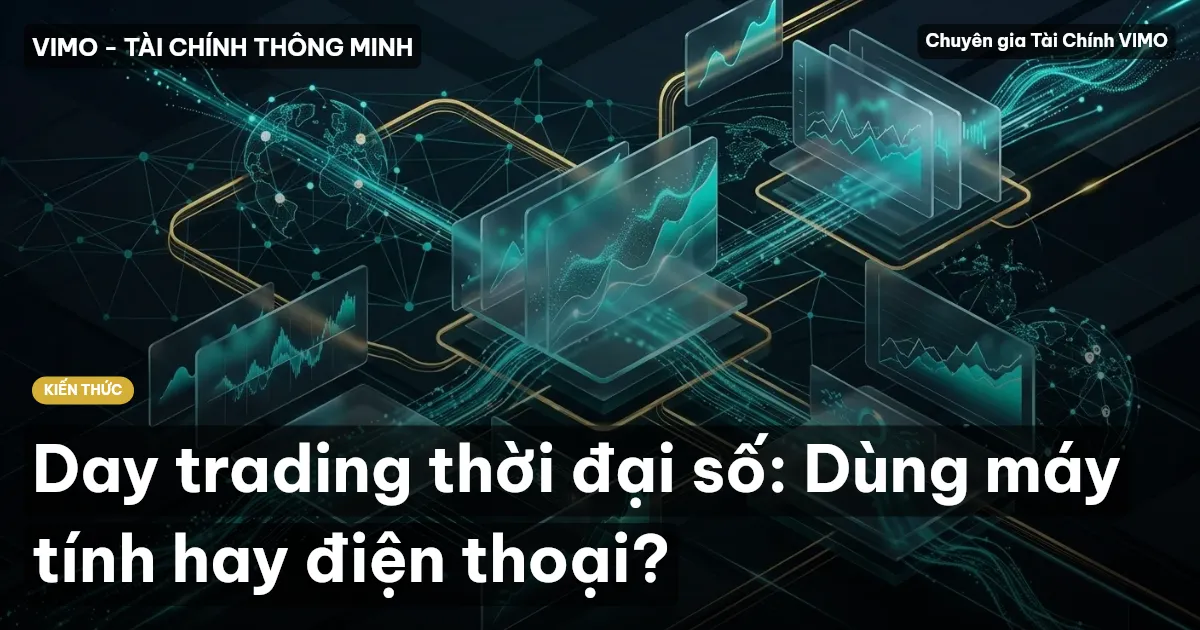 Day trading thời đại số: Dùng máy tính hay điện thoại?