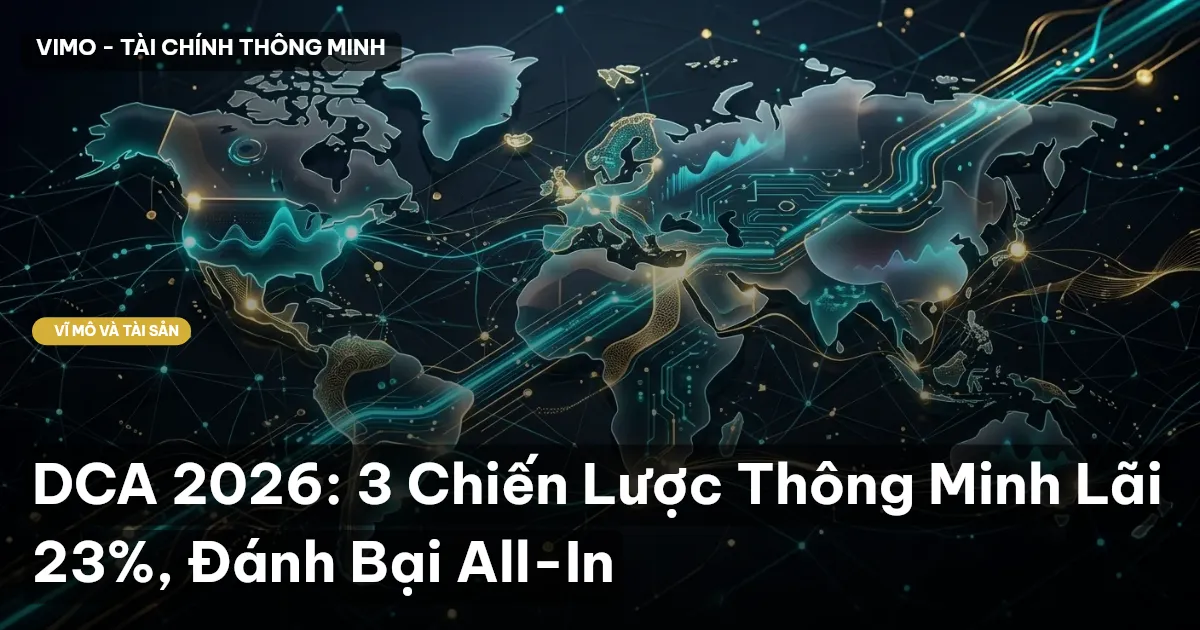 DCA 2026: 3 Chiến Lược Thông Minh Lãi 23%, Đánh Bại All-In