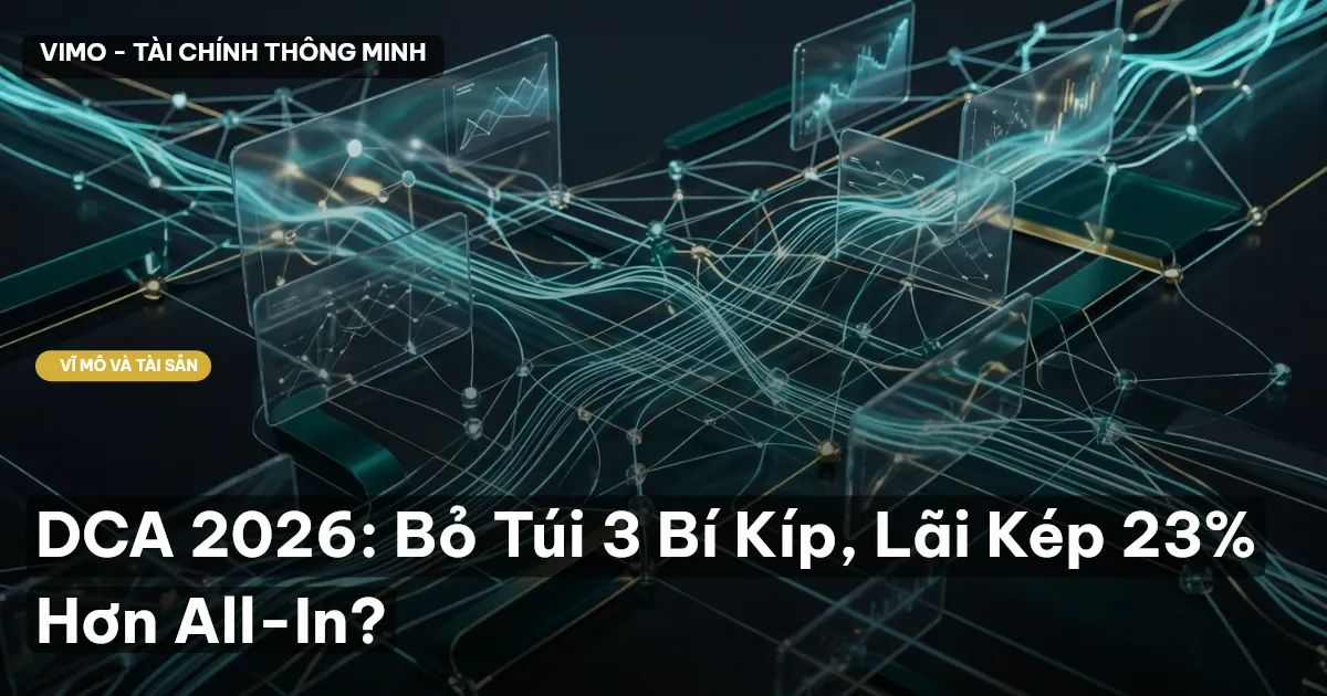 DCA 2026: Bỏ Túi 3 Bí Kíp, Lãi Kép 23% Hơn All-In?