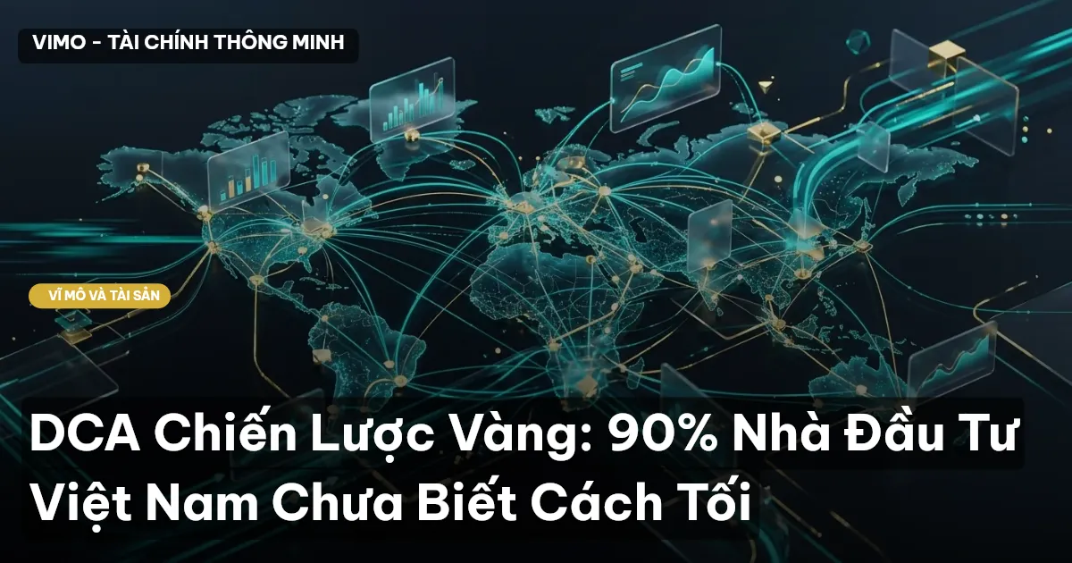 DCA Chiến Lược Vàng: 90% Nhà Đầu Tư Việt Nam Chưa Biết Cách Tối