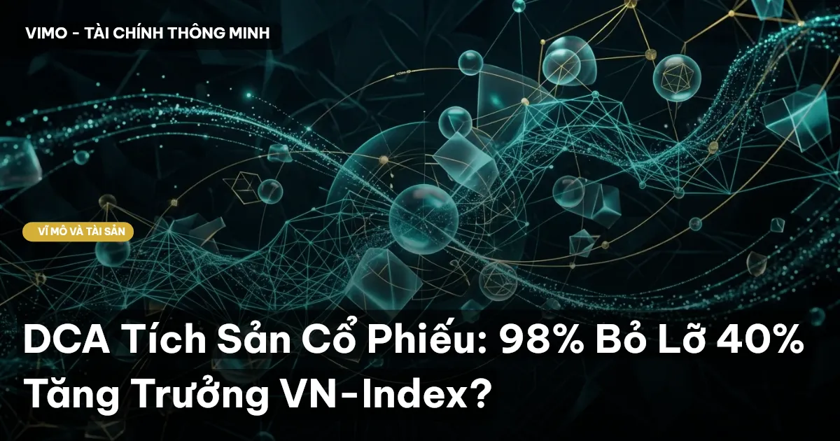 DCA Tích Sản Cổ Phiếu: 98% Bỏ Lỡ 40% Tăng Trưởng VN-Index?