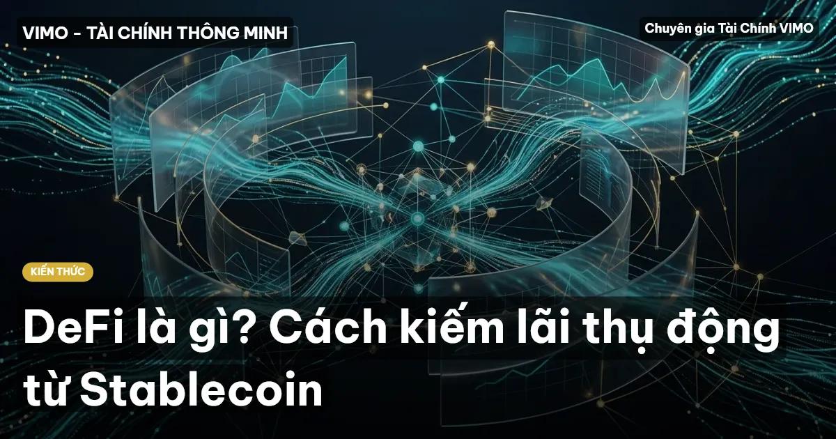 DeFi là gì? Cách kiếm lãi thụ động từ Stablecoin
