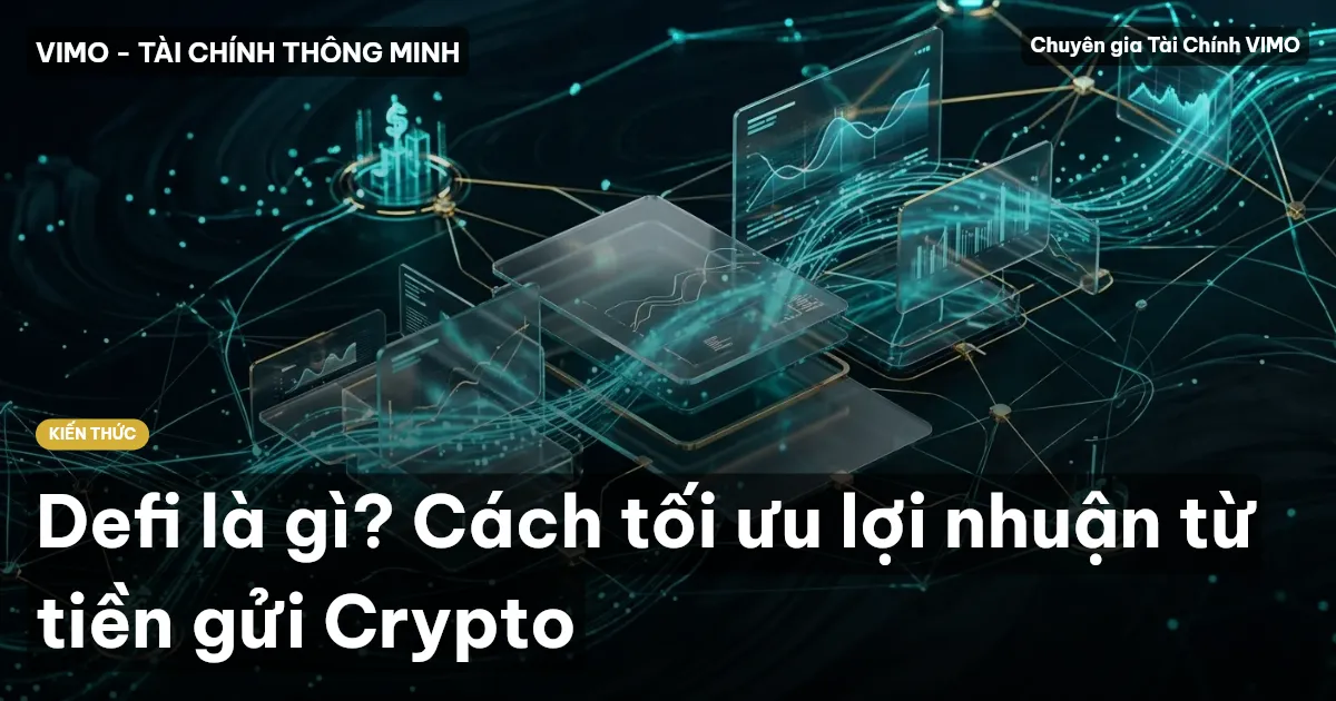 Defi là gì? Cách tối ưu lợi nhuận từ tiền gửi Crypto