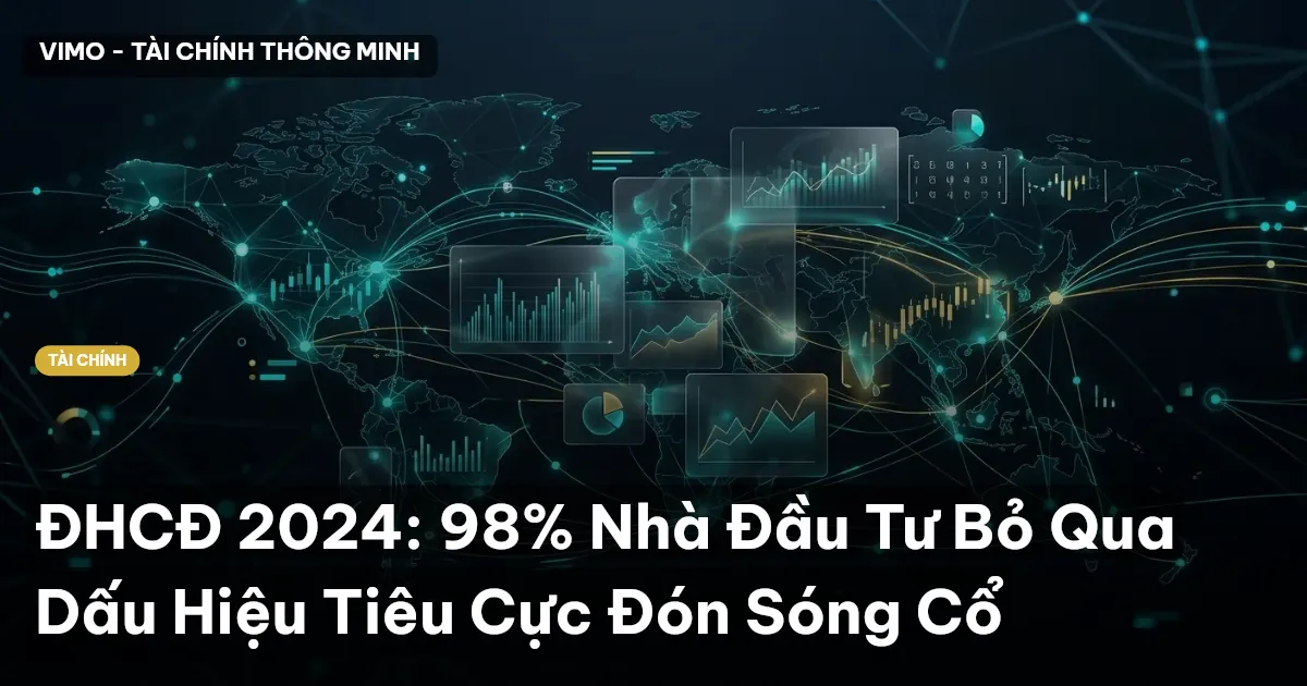 ĐHCĐ 2024: 98% Nhà Đầu Tư Bỏ Qua Dấu Hiệu Tiêu Cực Đón Sóng Cổ