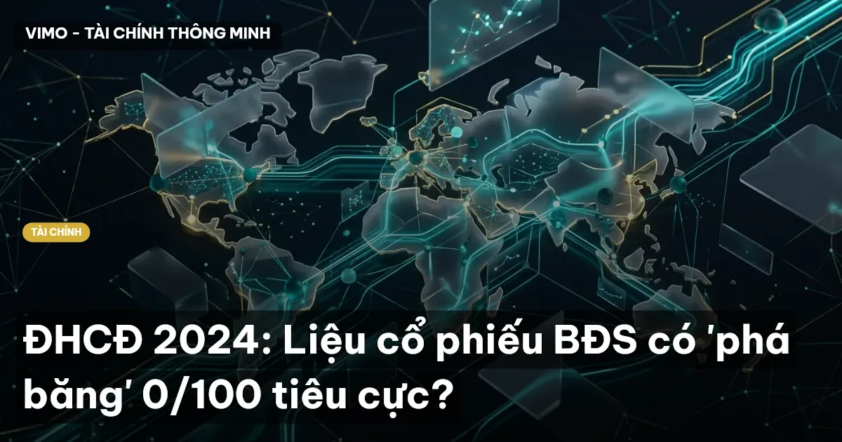 ĐHCĐ 2024: Liệu cổ phiếu BĐS có 'phá băng' 0/100 tiêu cực?