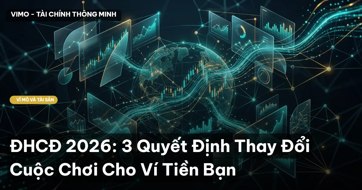 ĐHCĐ 2026: 3 Quyết Định Thay Đổi Cuộc Chơi Cho Ví Tiền Bạn