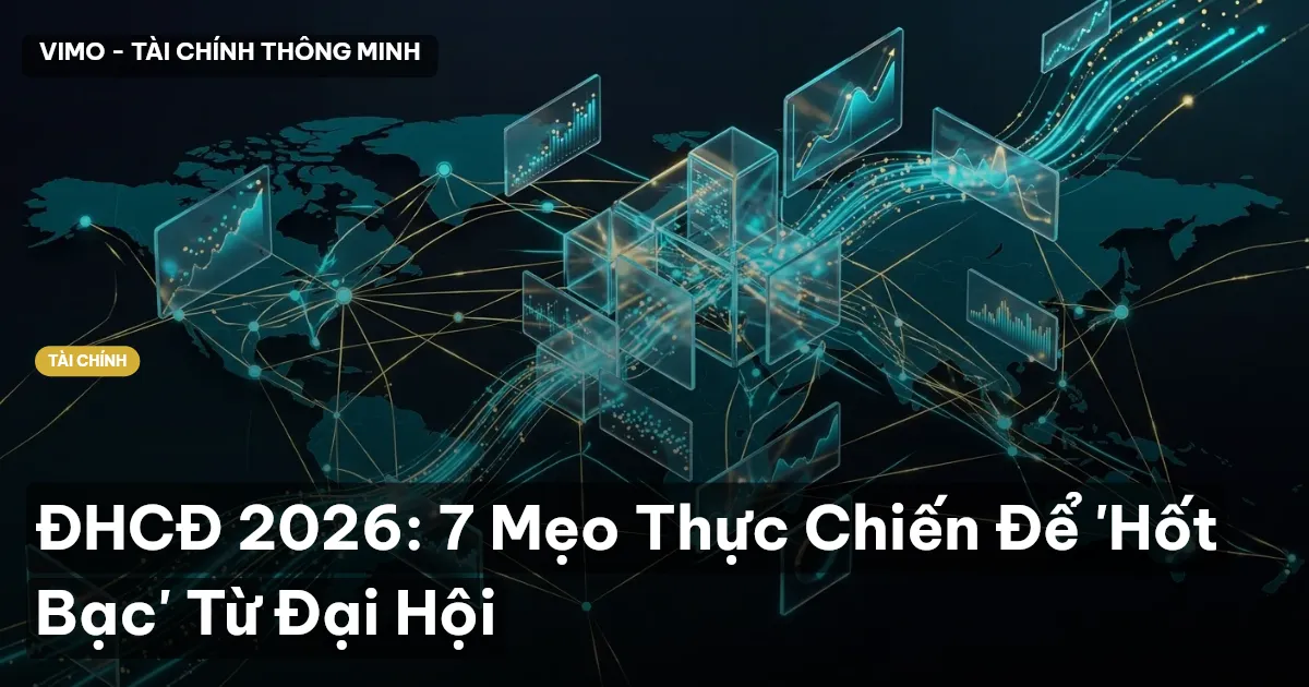 ĐHCĐ 2026: 7 Mẹo Thực Chiến Để 'Hốt Bạc' Từ Đại Hội
