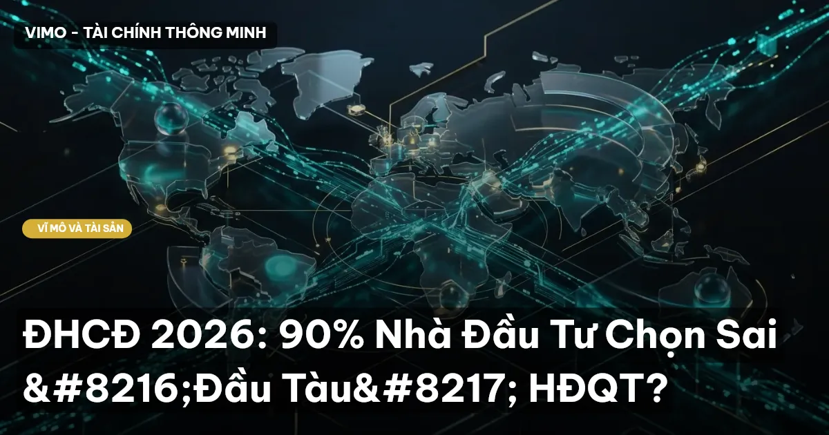 ĐHCĐ 2026: 90% Nhà Đầu Tư Chọn Sai ‘Đầu Tàu’ HĐQT?