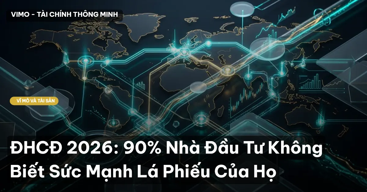ĐHCĐ 2026: 90% Nhà Đầu Tư Không Biết Sức Mạnh Lá Phiếu Của Họ