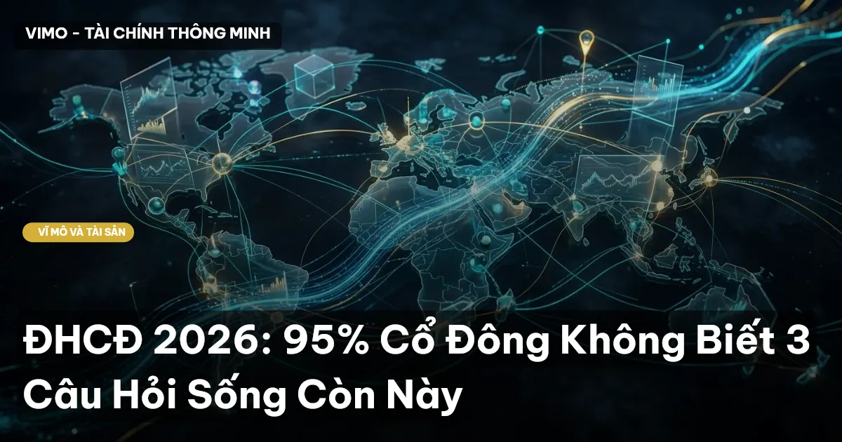 ĐHCĐ 2026: 95% Cổ Đông Không Biết 3 Câu Hỏi Sống Còn Này