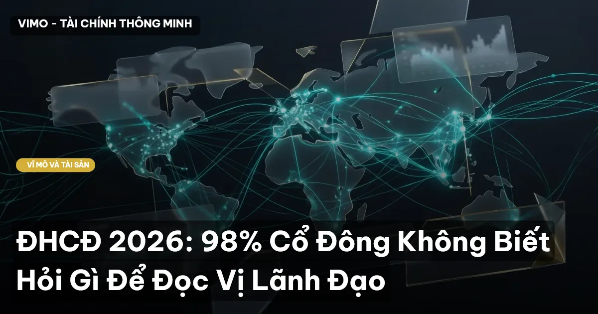 ĐHCĐ 2026: 98% Cổ Đông Không Biết Hỏi Gì Để Đọc Vị Lãnh Đạo