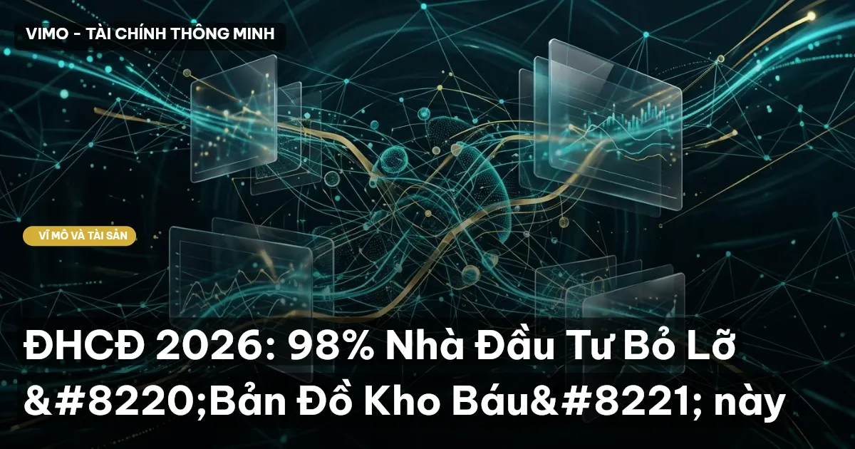 ĐHCĐ 2026: 98% Nhà Đầu Tư Bỏ Lỡ “Bản Đồ Kho Báu” này