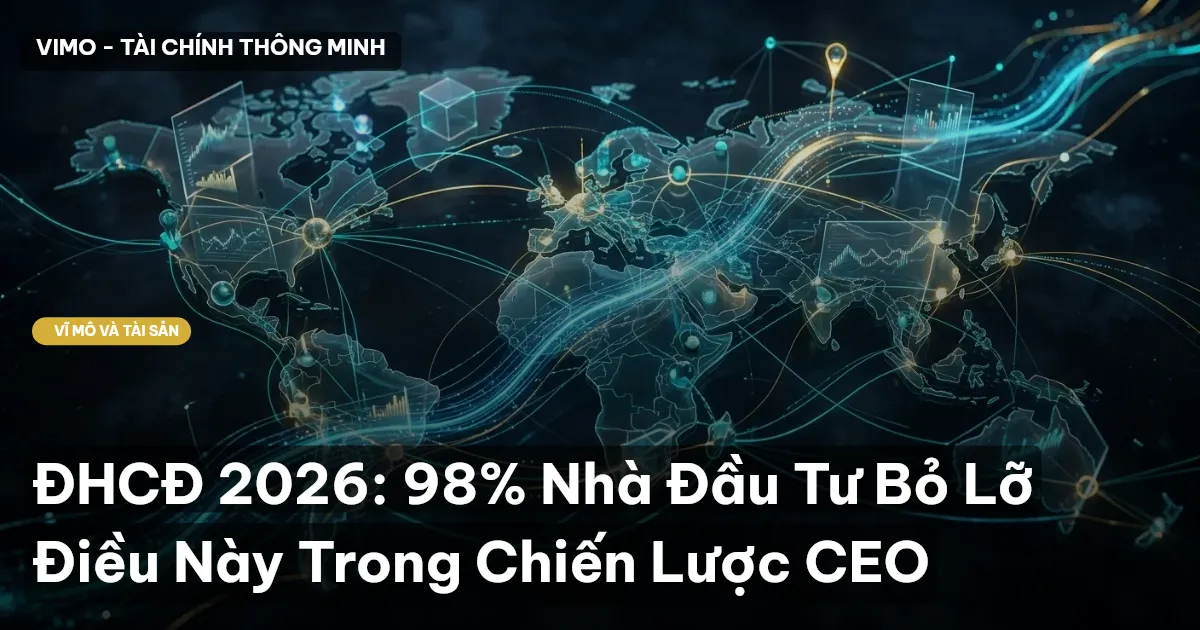 ĐHCĐ 2026: 98% Nhà Đầu Tư Bỏ Lỡ Điều Này Trong Chiến Lược CEO