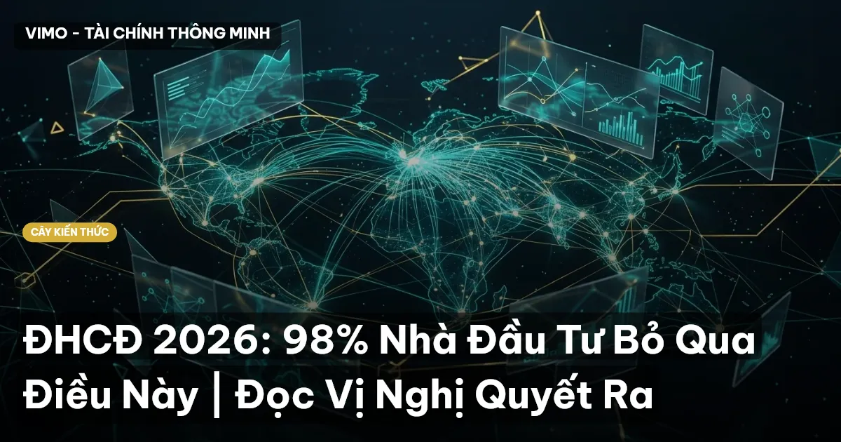 ĐHCĐ 2026: 98% Nhà Đầu Tư Bỏ Qua Điều Này | Đọc Vị Nghị Quyết Ra