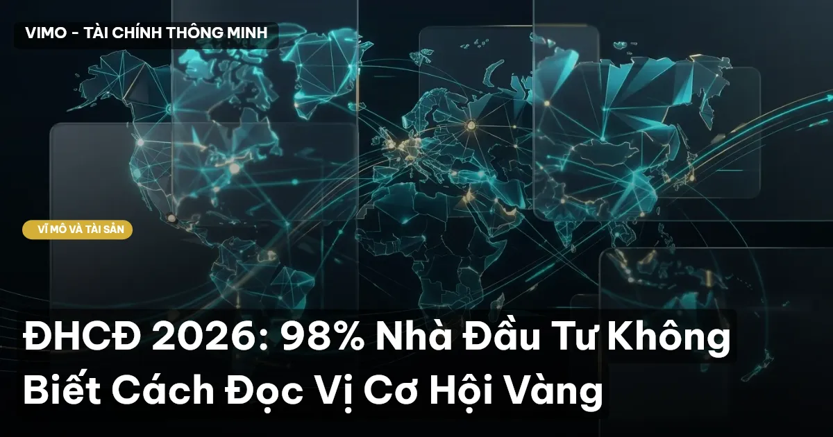 ĐHCĐ 2026: 98% Nhà Đầu Tư Không Biết Cách Đọc Vị Cơ Hội Vàng