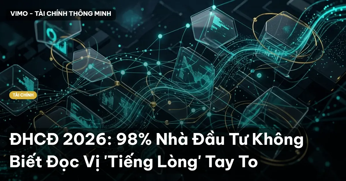 ĐHCĐ 2026: 98% Nhà Đầu Tư Không Biết Đọc Vị 'Tiếng Lòng' Tay To