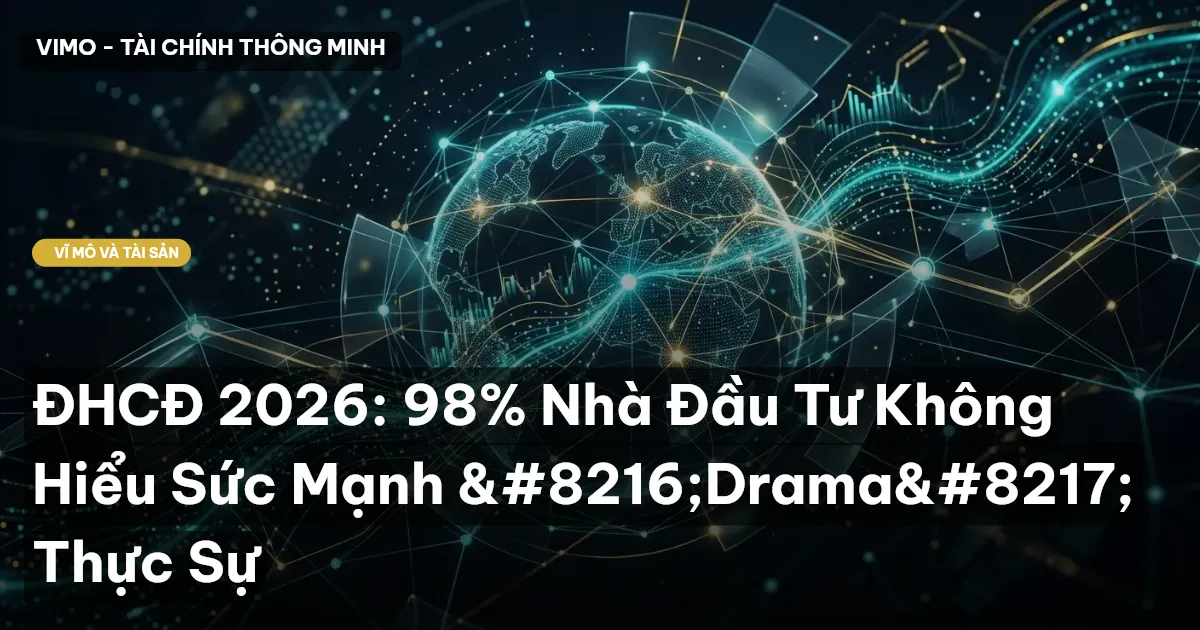 ĐHCĐ 2026: 98% Nhà Đầu Tư Không Hiểu Sức Mạnh 'Drama' Thực Sự