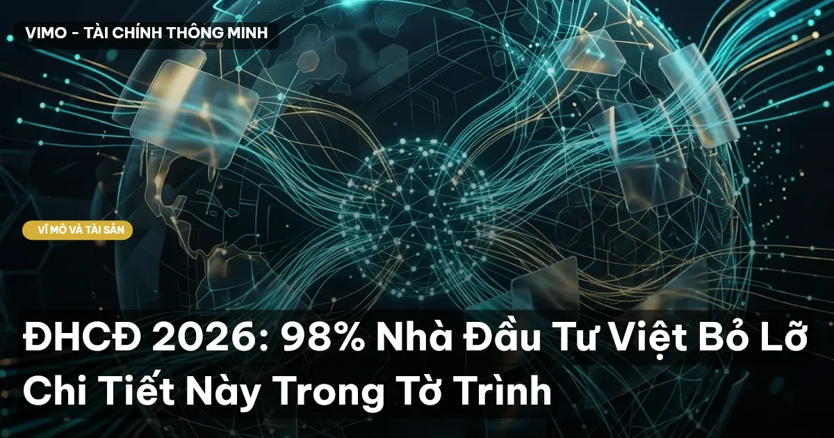 ĐHCĐ 2026: 98% Nhà Đầu Tư Việt Bỏ Lỡ Chi Tiết Này Trong Tờ Trình
