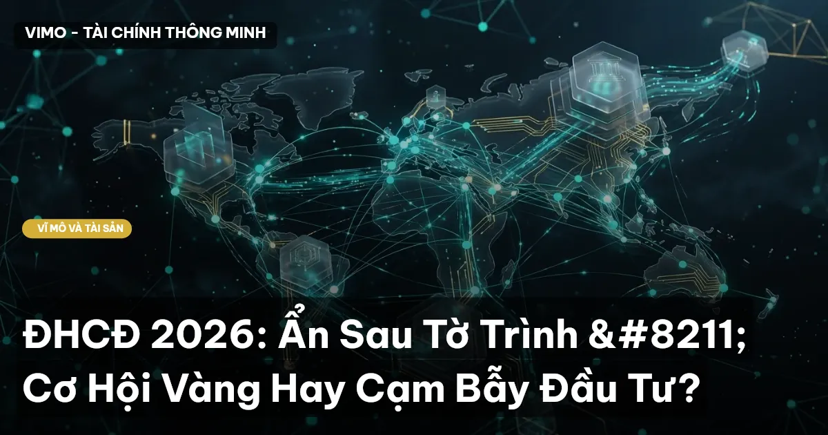 ĐHCĐ 2026: Ẩn Sau Tờ Trình – Cơ Hội Vàng Hay Cạm Bẫy Đầu Tư?