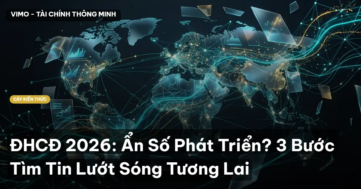 ĐHCĐ 2026: Ẩn Số Phát Triển? 3 Bước Tìm Tin Lướt Sóng Tương Lai