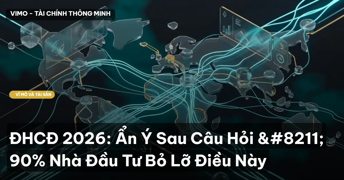 ĐHCĐ 2026: Ẩn Ý Sau Câu Hỏi – 90% Nhà Đầu Tư Bỏ Lỡ Điều Này