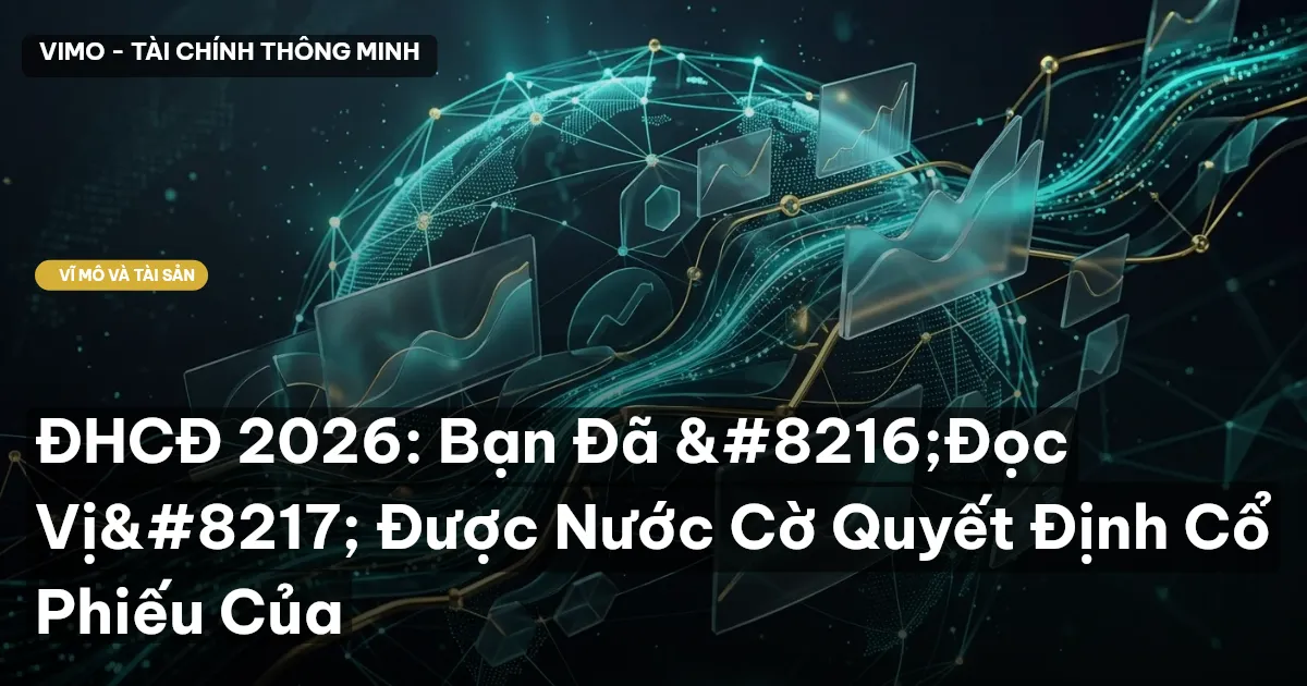 ĐHCĐ 2026: Bạn Đã 'Đọc Vị' Được Nước Cờ Quyết Định Cổ Phiếu Của