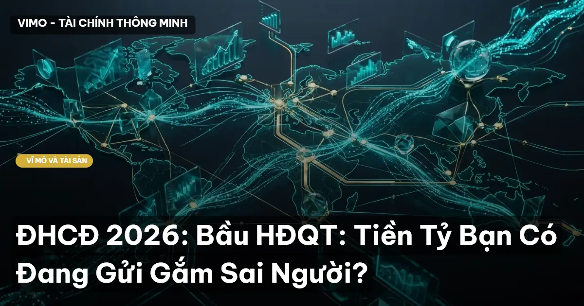 ĐHCĐ 2026: Bầu HĐQT: Tiền Tỷ Bạn Có Đang Gửi Gắm Sai Người?