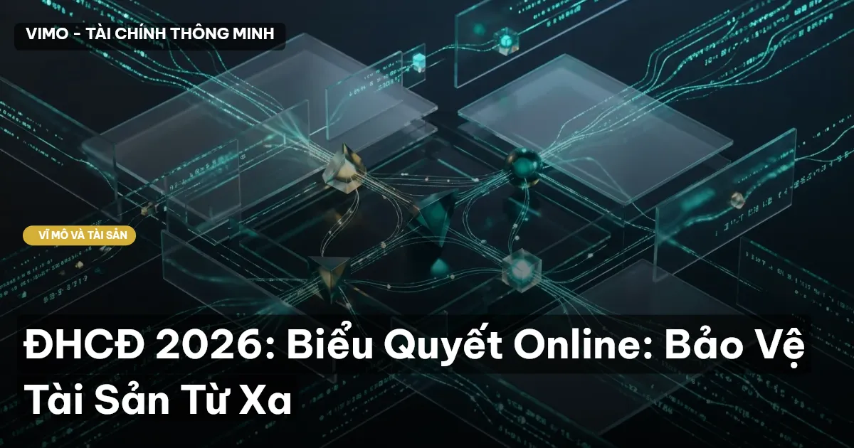 ĐHCĐ 2026: Biểu Quyết Online: Bảo Vệ Tài Sản Từ Xa