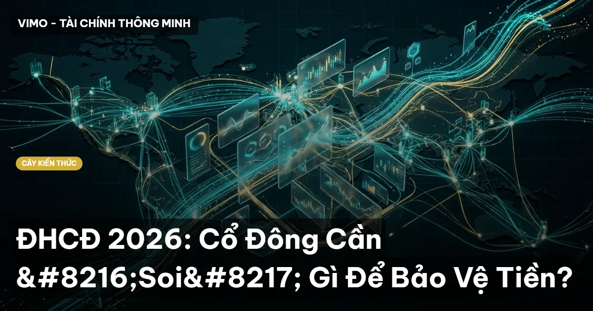 ĐHCĐ 2026: Cổ Đông Cần ‘Soi’ Gì Để Bảo Vệ Tiền?