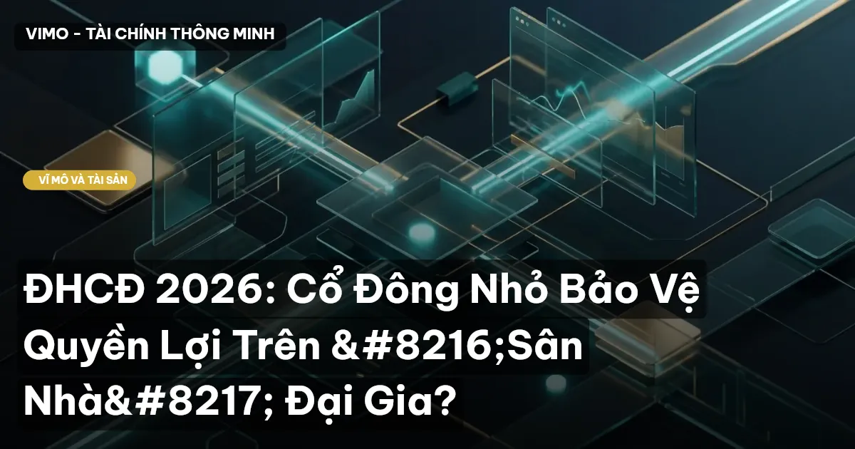 ĐHCĐ 2026: Cổ Đông Nhỏ Bảo Vệ Quyền Lợi Trên 'Sân Nhà' Đại Gia?