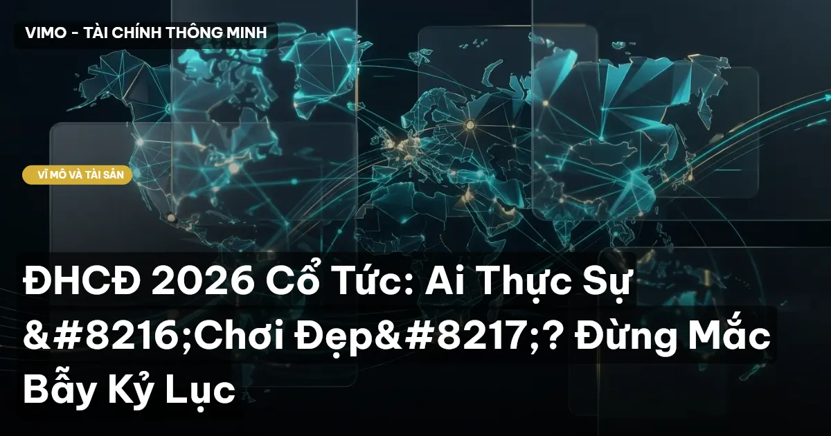 ĐHCĐ 2026 Cổ Tức: Ai Thực Sự ‘Chơi Đẹp’? Đừng Mắc Bẫy Kỷ Lục