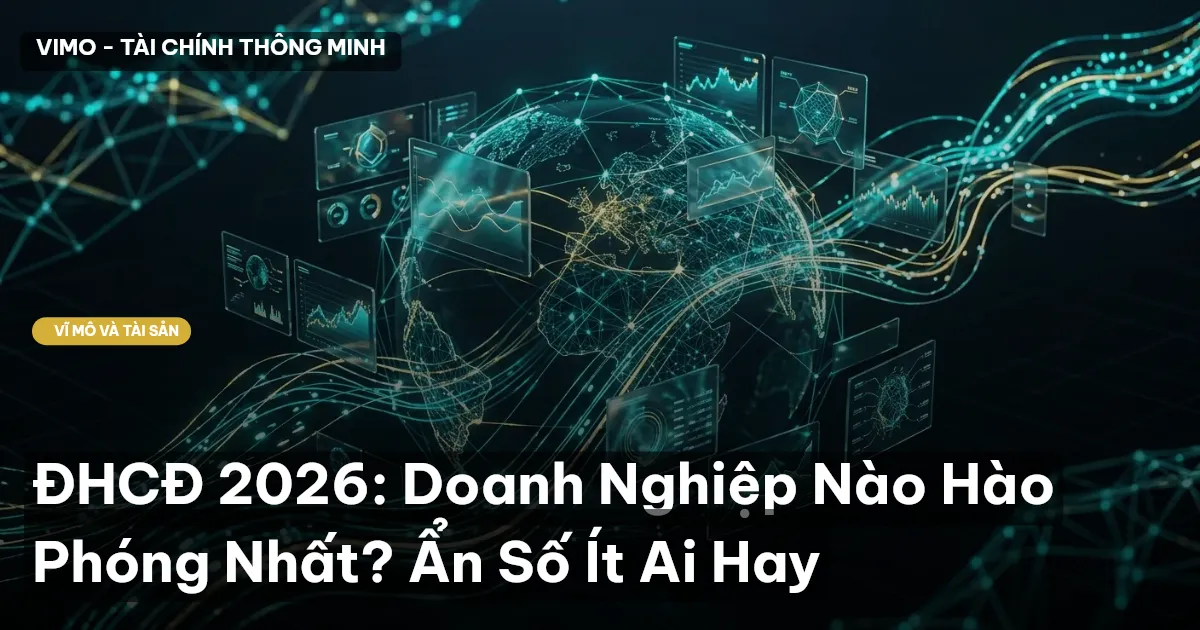 ĐHCĐ 2026: Doanh Nghiệp Nào Hào Phóng Nhất? Ẩn Số Ít Ai Hay