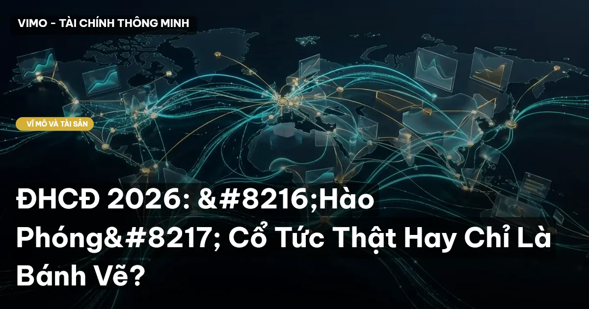 ĐHCĐ 2026: ‘Hào Phóng’ Cổ Tức Thật Hay Chỉ Là Bánh Vẽ?