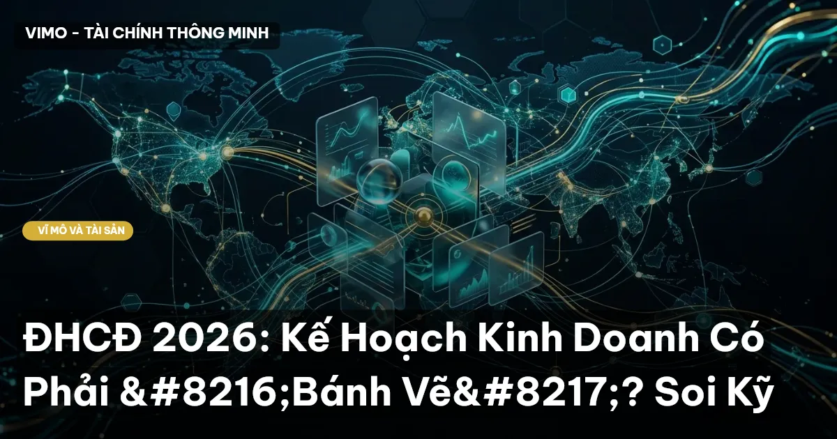 ĐHCĐ 2026: Kế Hoạch Kinh Doanh Có Phải ‘Bánh Vẽ’? Soi Kỹ
