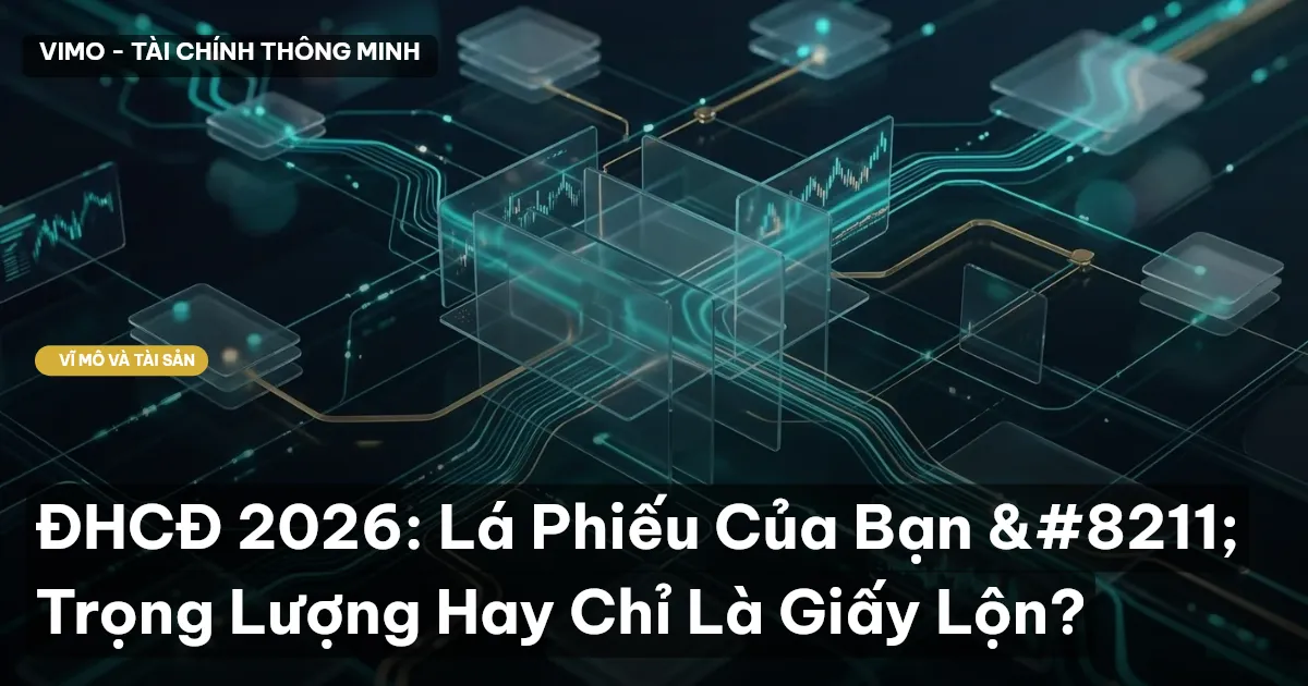 ĐHCĐ 2026: Lá Phiếu Của Bạn – Trọng Lượng Hay Chỉ Là Giấy Lộn?