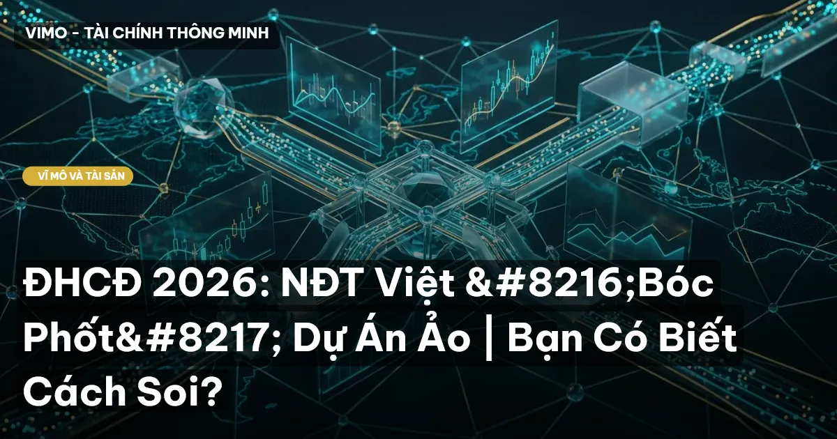 ĐHCĐ 2026: NĐT Việt 'Bóc Phốt' Dự Án Ảo | Bạn Có Biết Cách Soi?