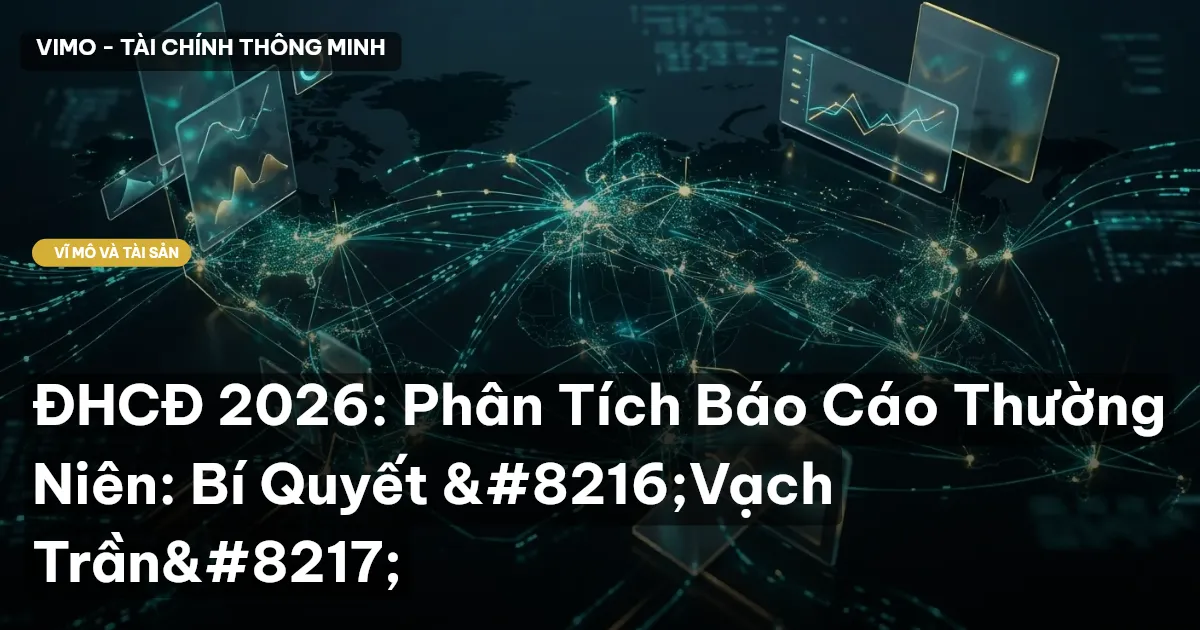 ĐHCĐ 2026: Phân Tích Báo Cáo Thường Niên: Bí Quyết ‘Vạch Trần’